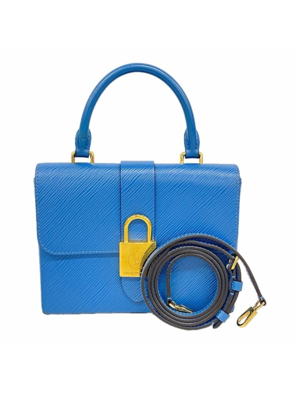 Louis Vuitton Handbag Epi Locky BB Blue Jean 2-Way Bag